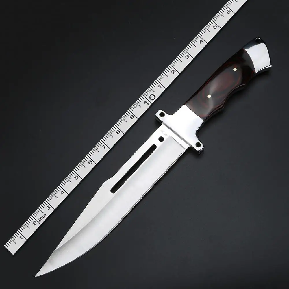 

Outdoor Full Tang Hunting Knife Camping Survival Tool Handmade Knives Fixed Blade Straight Knife Portable EDC Tool