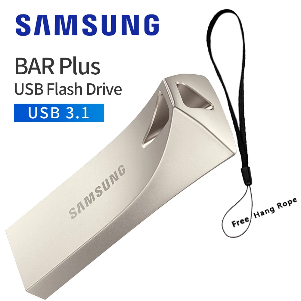 USB флеш накопитель SAMSUNG BAR Plus 3 1 дюйма 32 ГБ 64 ГБ|USB флэш-накопители| |