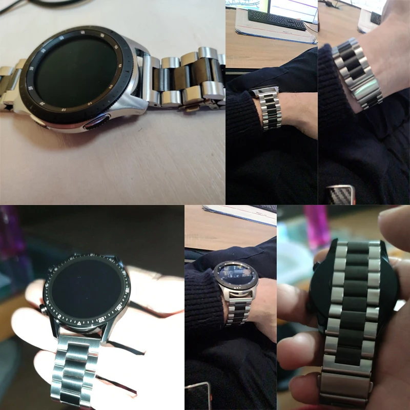 Ремешок для часов samsung watch 46 мм Gear sport S3 браслет huawei GT 2 42 amazfit bip 22 20 мм|Ремешки часов|