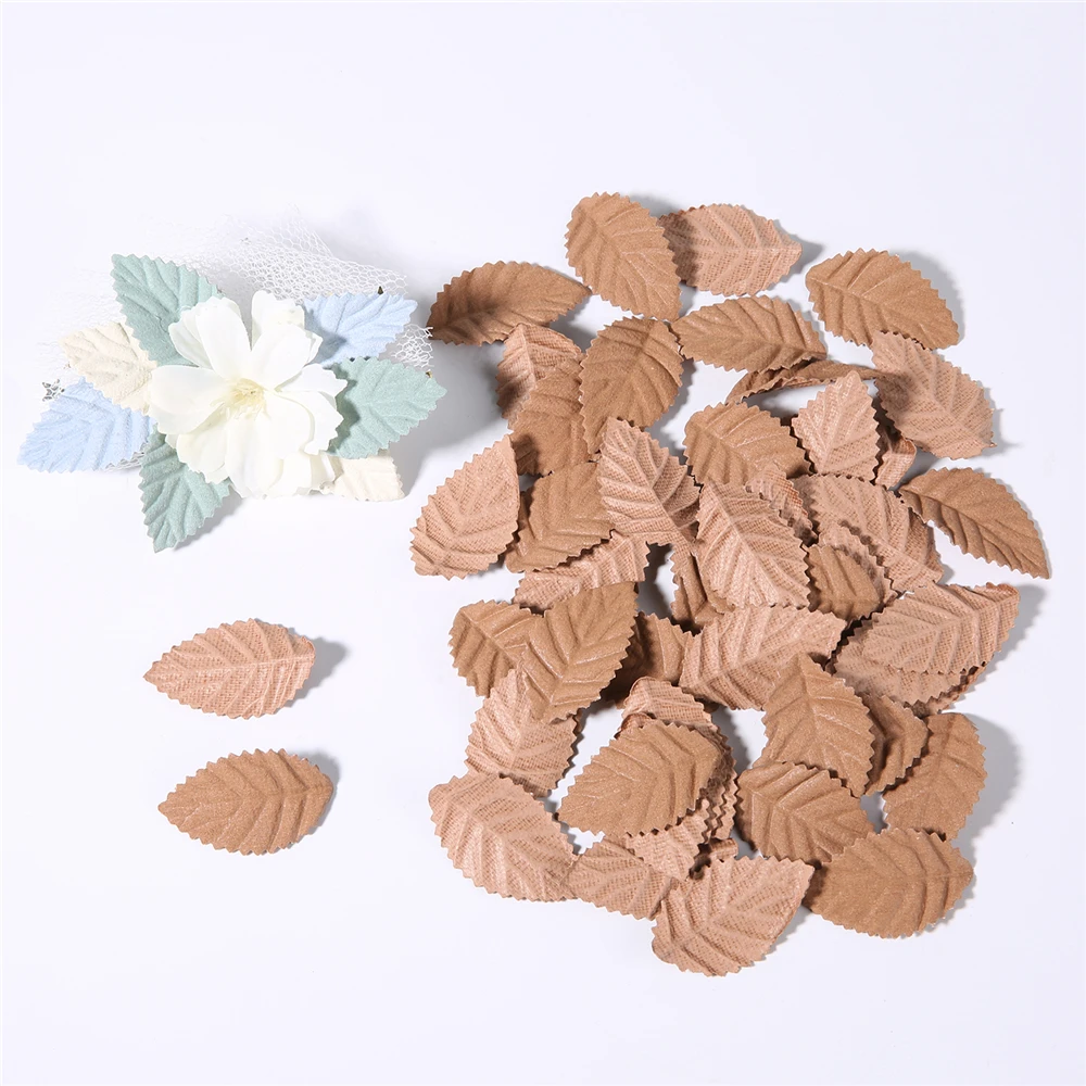 50/100Pcs Gefälschte Baum Blatt Mini Künstliche Blätter Für Hochzeit Hause Dekorationen DIY Handgemachte Kranz Scrapbooking Handwerk Zubehör – Detail 8
