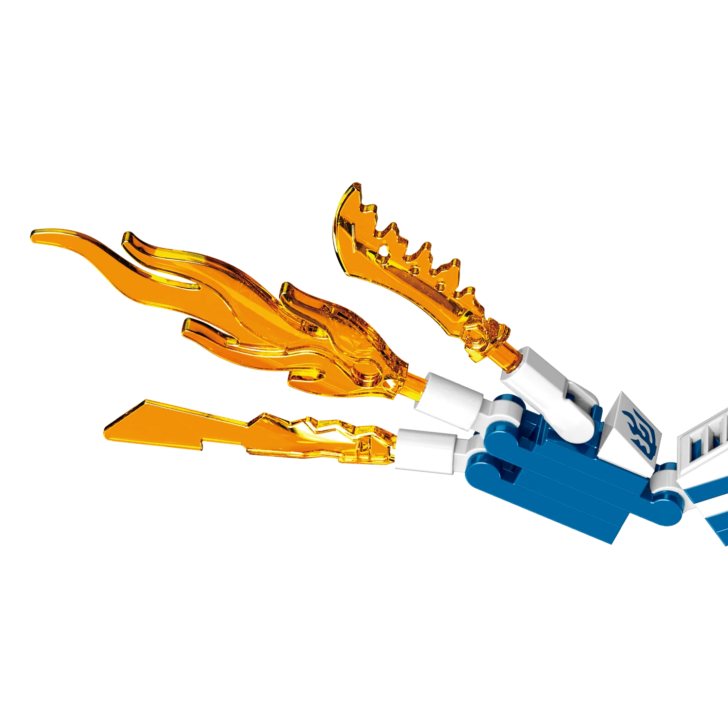 

Zhegao QL1679 Dragon Building Kit; Ninja Playset Featuring Posable Dragon Toy and NINJAGO Lloyd and Zane;