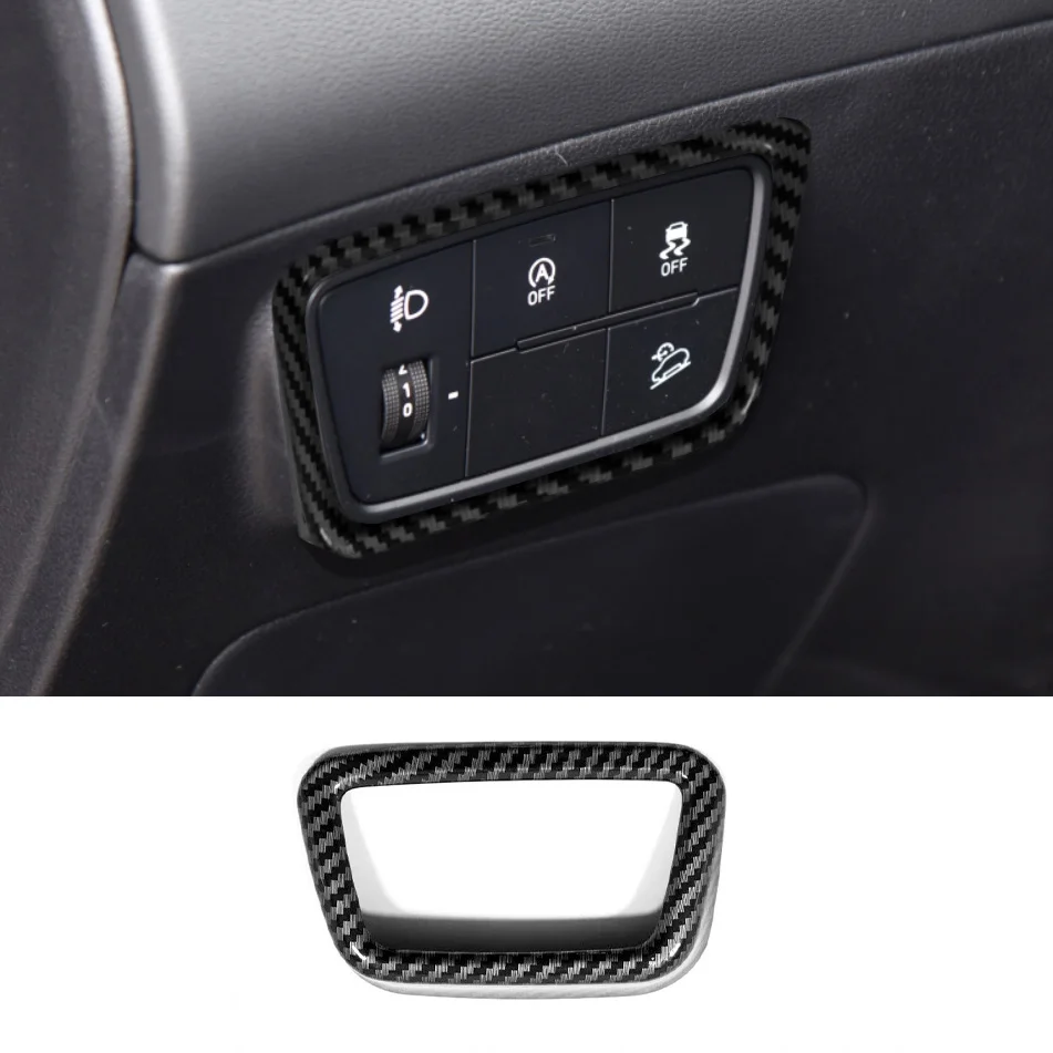 

HEADLIGHT BUTTON TRIM BEZEL GARNISH MOLDING FOR 2020 2021 HYUNDAI TUCSON NX4 ACCESSORIES CAR-STYLING