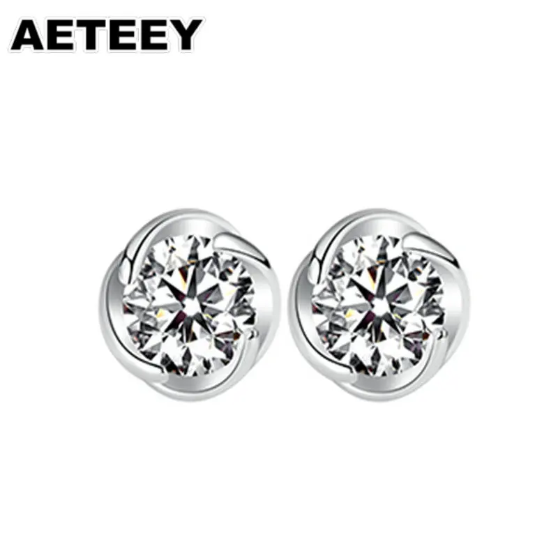 

100% 925 серьги-подвески с цветочным украшением из чистого серебра D Цвет 0.5ct серьги с муассанитом для женщин вечерние на день рождения ювелирны...