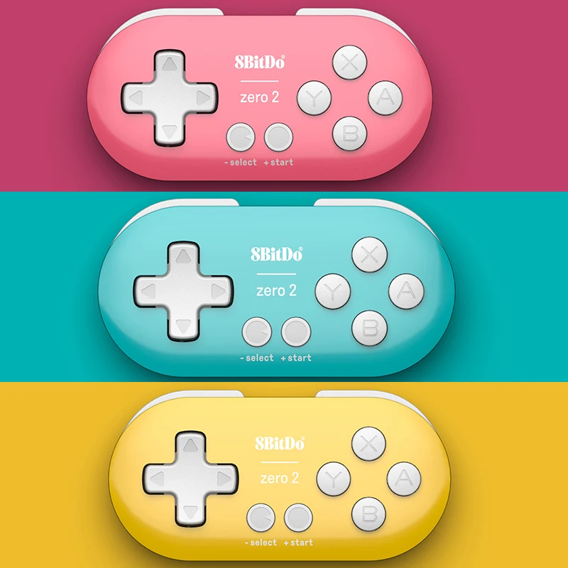 8BitDo Zero 2 Bluetooth Gamepad Wireless Joypad for Nintendo Switch Windows Android MacOS Raspberry Pi Mini Game Crontroller |