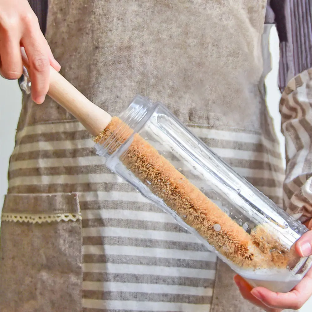 Щетка для очистки ручной работы пенная бутылка графин стекло бар очиститель