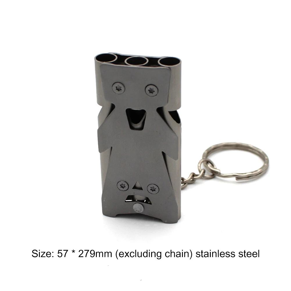 

Hiking Survival Loud Whistle Stainless Steel Outdoor Camping Sport Match Whistle Camping Portable Outdoor Elements