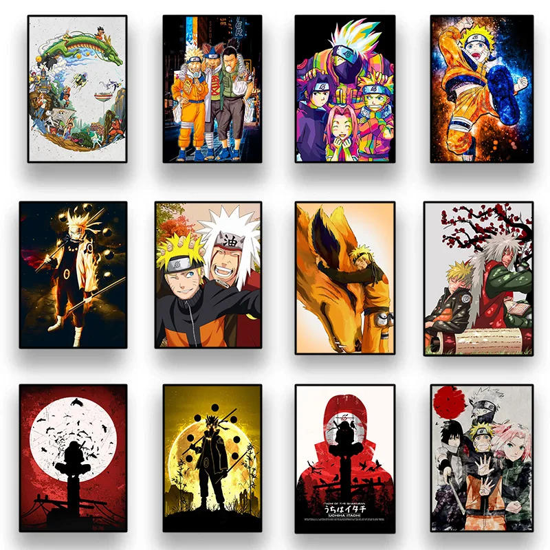 

DIY 5D Diamond Painting Anime Naruto Diamond Embroidery Cross Stitch Kits Mural Mosaic Home Living Room Decor
