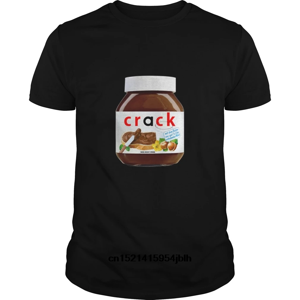 Модная мужская футболка женская bioshick Nutella is crack|Мужские футболки| |