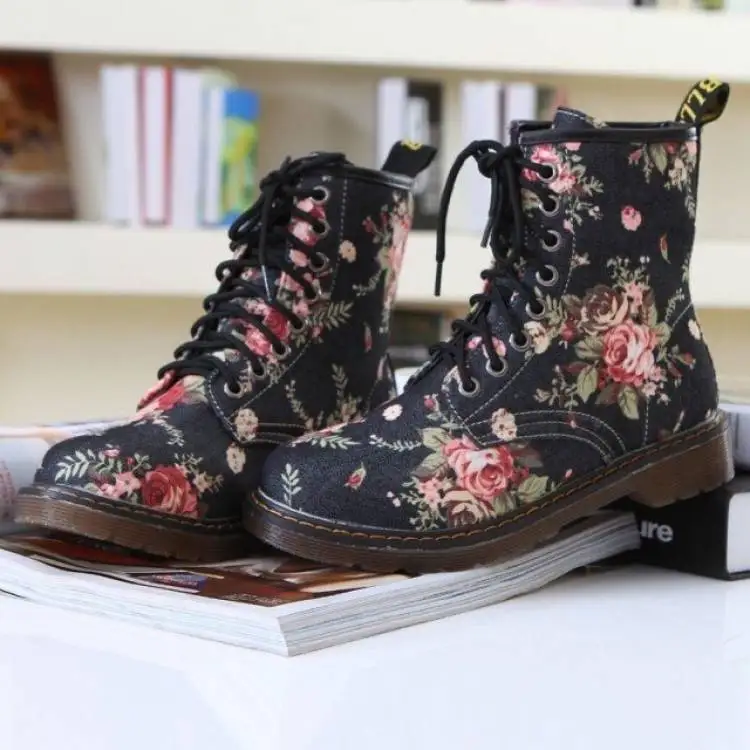 Женские ботинки martin зимние кожаные botas mujer invierno повседневные женские ботильоны на