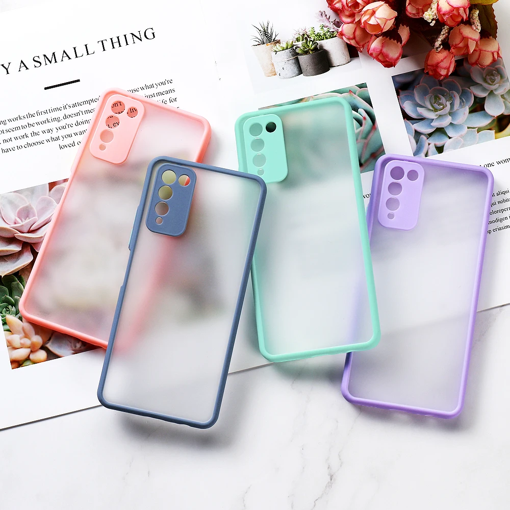 Case For Huawei Honor 50 9A 8A 10X Lite 9C 20 Cases Matte Hard Cover for Huawei Y9 Prime Y7 Y6 2019 P20 Pro P30 P40 Lite Fundas