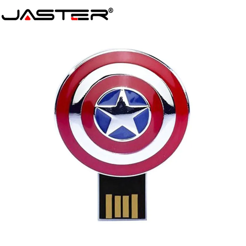 JASTER мстители usb флеш-накопитель Железный человек 8 ГБ флеш-накопитель 16 Гб Капитан Америка 32 Гб usb флешка 64 ГБ флеш-накопитель супергерой U диск