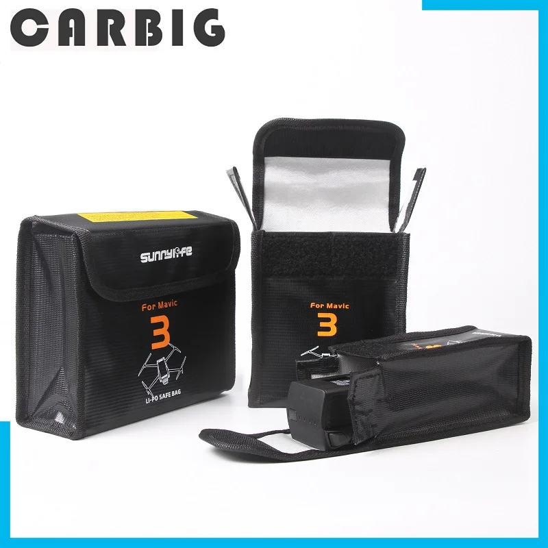 

Sunnylife, защитная сумка для литий-полимерного аккумулятора, защитные сумки для хранения, взрывозащищенные аксессуары для Mavic 3