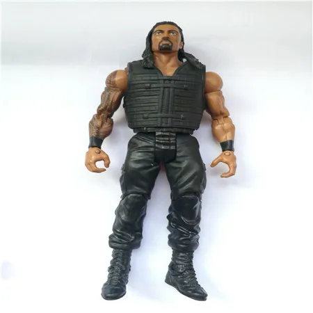 roman reigns NO2 WWEE Американский wresle mania модели Фигурки Оригинальные заводские игрушки Халк Хоган без запаха большой E Римский царит гробовщик - Цвет: roman reigns NO2