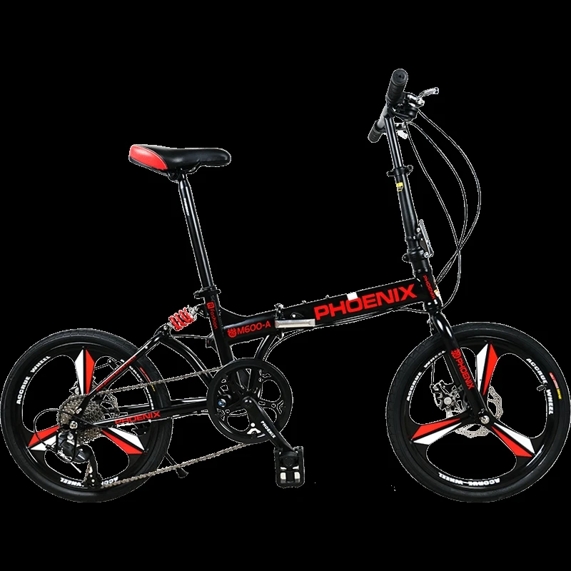 Складной велосипед с двойным амортизатором ульсветильник 20 дюймов для студентов