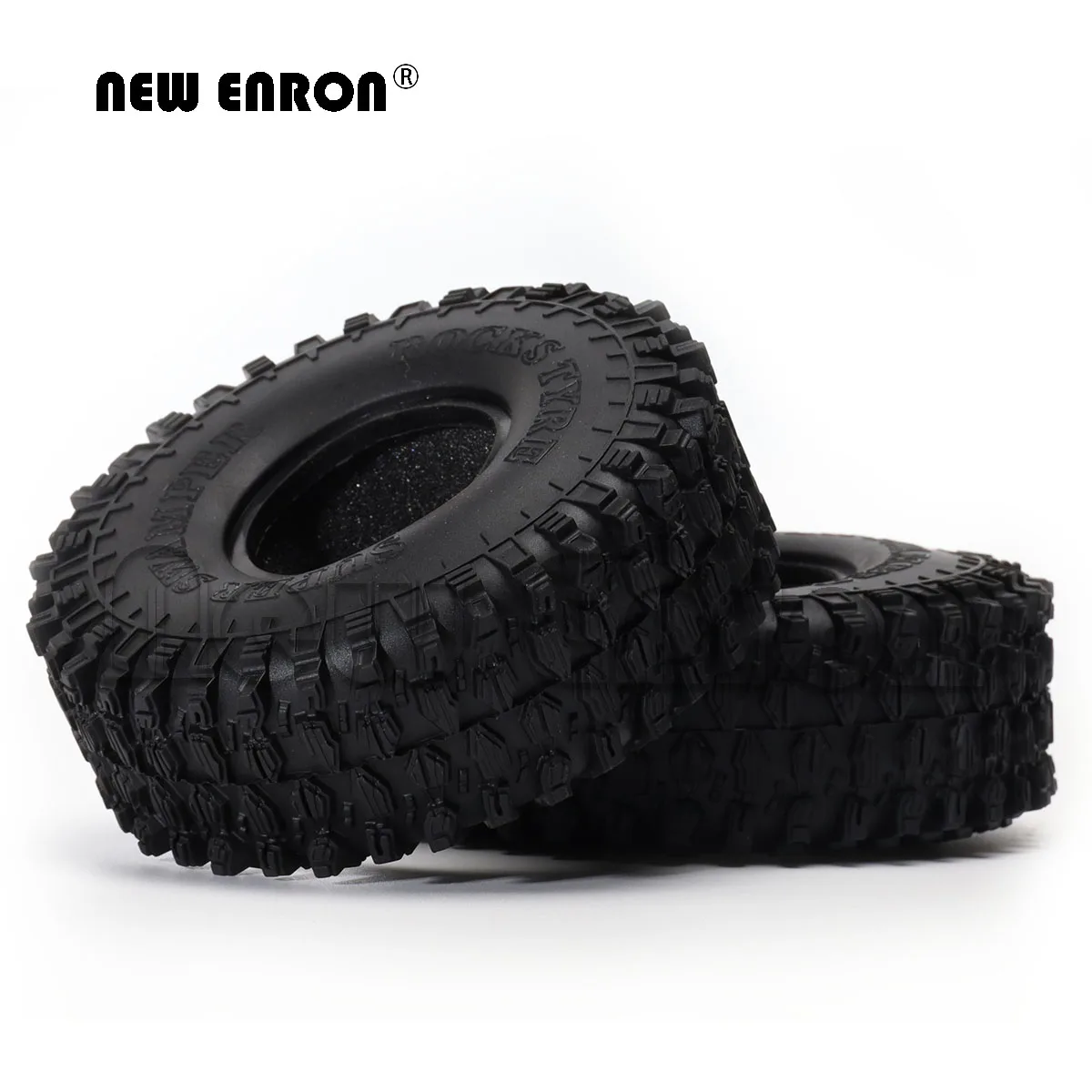 

NEW ENRON 1.9" Tire Tyre RC 1/10 Climbing Rock Crawler Super Swamper Rocks Tyre 4P For TF2 D90 D110 SCX10 II 90046 90047
