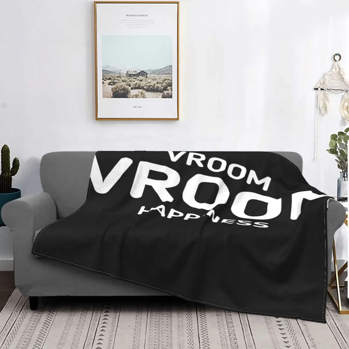 

Vroom Hapiness-Manta deportiva, colcha de cama a cuadros, toalla de playa, manta de Picnic, manta