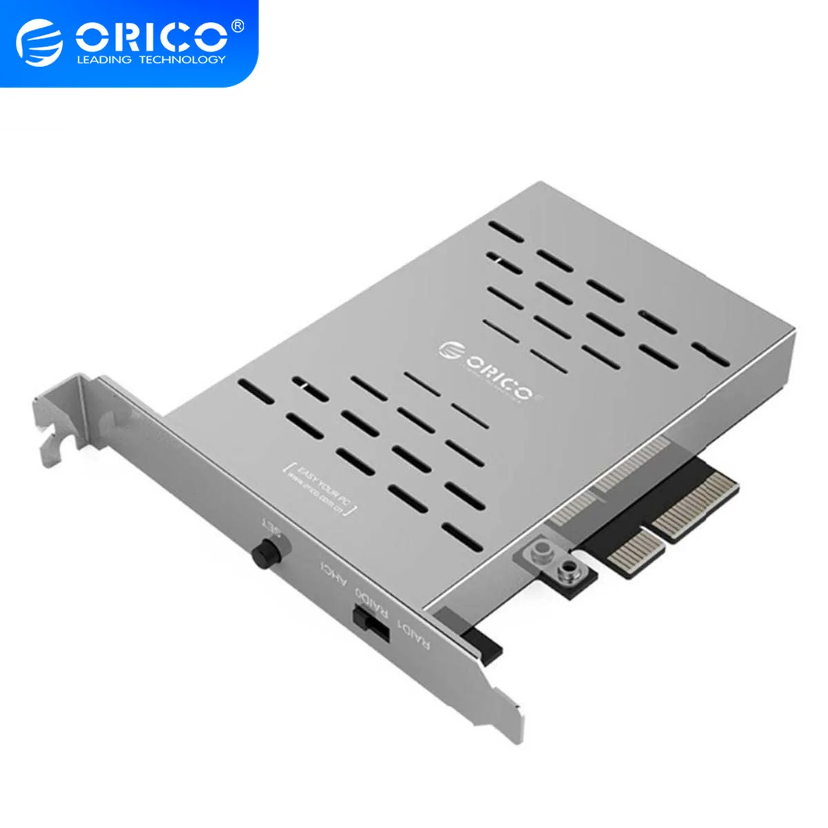 Карта расширения ORICO для жесткого диска PCI E M.2 SSD из нержавеющей стали|raid controller|card