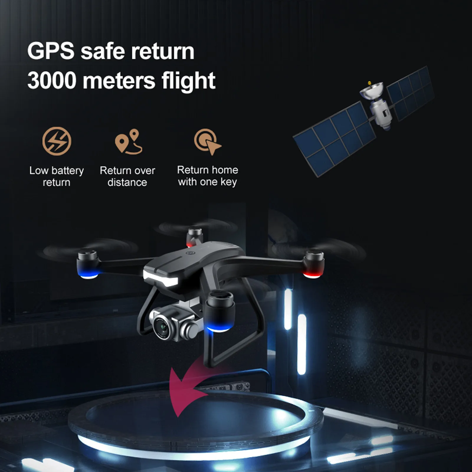 F11pro Gps Дрон Esc 4k Hd Камера 5G Wi Fi Fpv селфи Квадрокоптер с дистанционным управлением