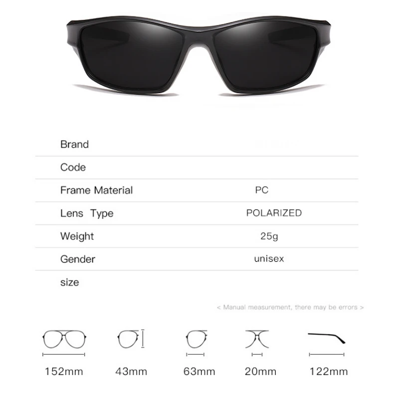 Мужские поляризационные солнцезащитные очки в суперсветильник кой оправе 3 шт. -