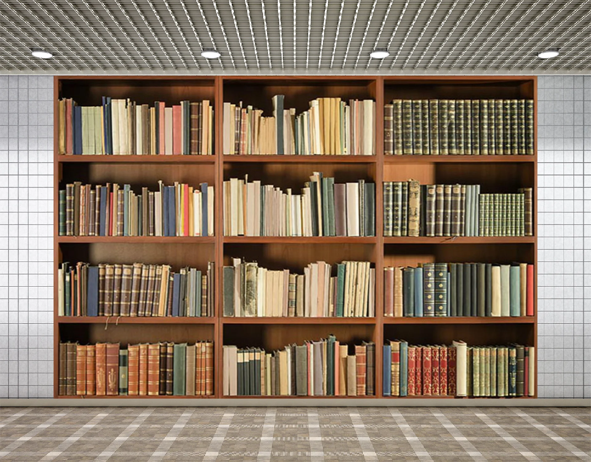 

Винтажный фон Lyavshi с изображением книжной полки, волшебной книжной библиотеки, реквизит для фотографий