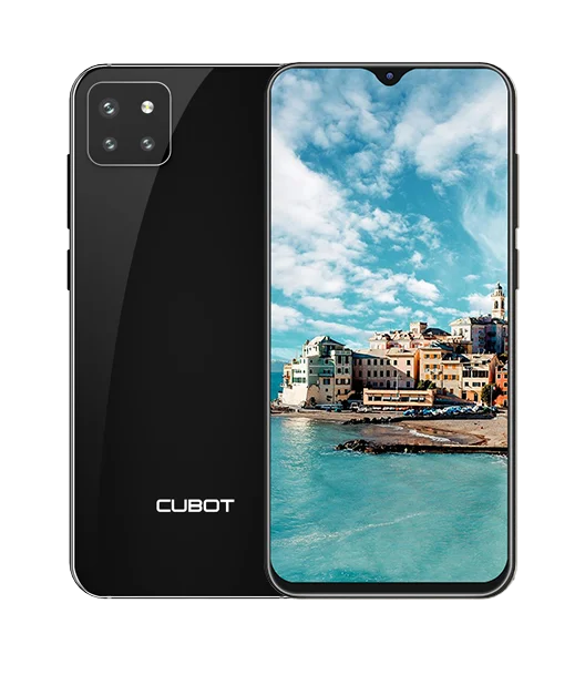 Black Cubot X20 Pro, 6 ГБ+ 128 Гб, режим AI, тройная камера, Android 9,0, Восьмиядерный процессор Helio P60 AI, 6,3 дюйма, FHD+, экран в виде капли, для распознавания лица, смартфон - Цвет: Black