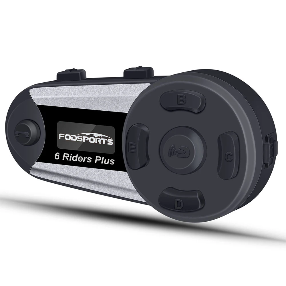 1 шт. V6 Plus 6 Rider мотоцикл Bluetooth шлем гарнитура домофон беспроводной BT полный дуплекс Intercomunicador Interphone FM светодиодный