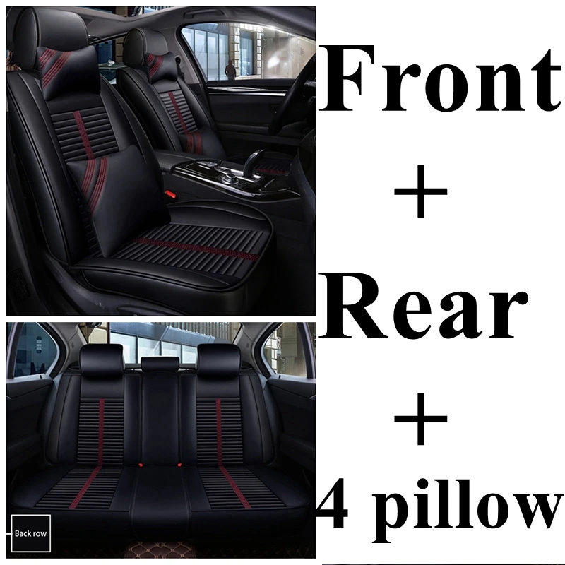 black luxury Автомобильный чехол для сиденья Volkswagen Passat b5 b6 b7 b8 polo Touareg golf 4 5 6 7 Bora Candy Magotan Sagitar Sportsvan Phideon gol - Название цвета: black luxury