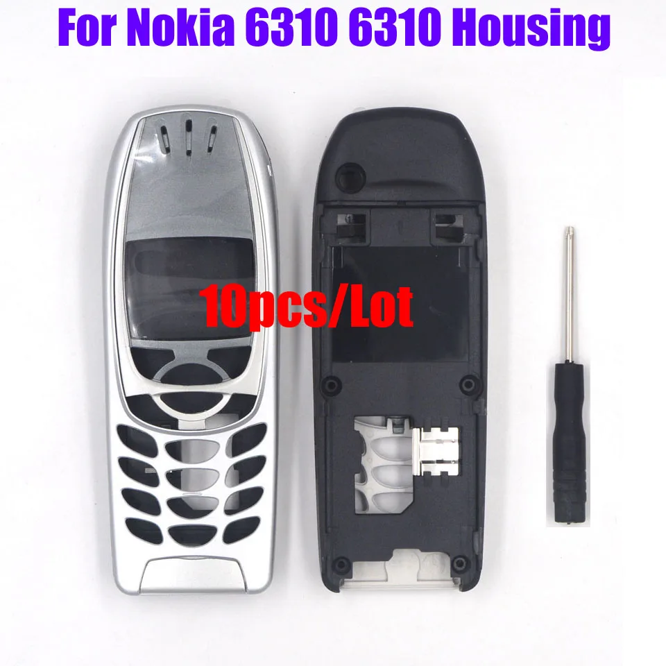 Новый высококачественный корпус с логотипом для Nokia 6310 крышка 6310i передняя панель