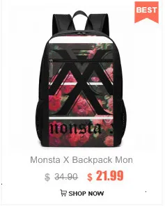 Monsta X сумка на плечо Monbebe V2 кожаная сумка многофункциональная Высококачественная женская сумка с узором женская сумка через плечо подростковый тонкий кошелек