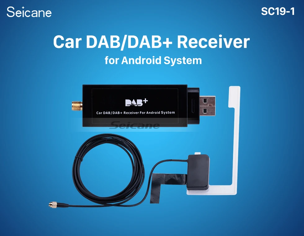 Seicane Мини Портативный DAB звук цифровой радио приемник DAB+ радио тюнер Android универсальный DAB с RDS функция USB разъем