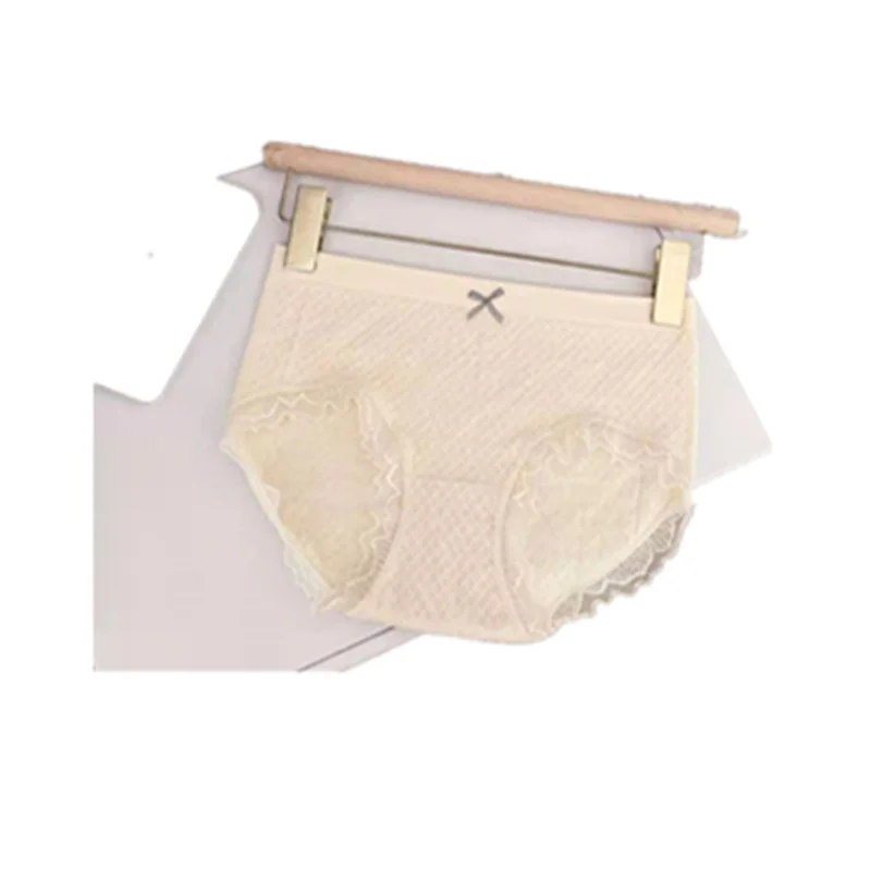 

3 PCS Sexy Women's Underwear Pants Box Packing Antibacterial Breathable Briefs Female Cotton