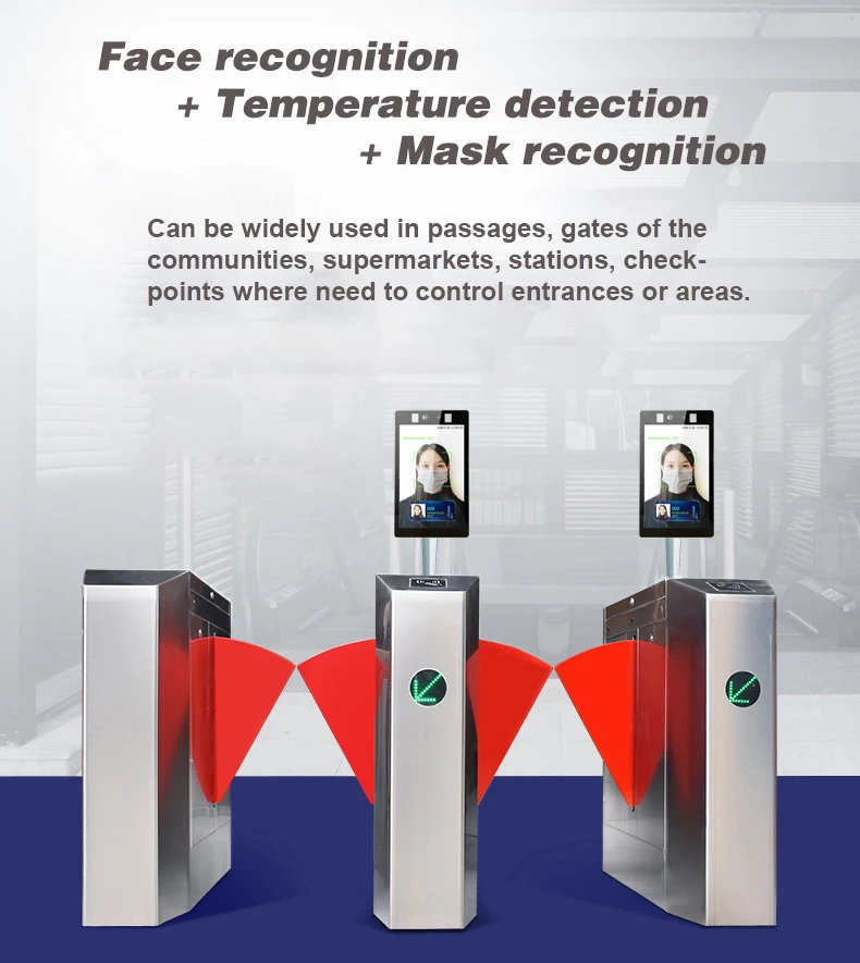 Система контроля доступа к лицу устройство для распознавания маски с датчиком