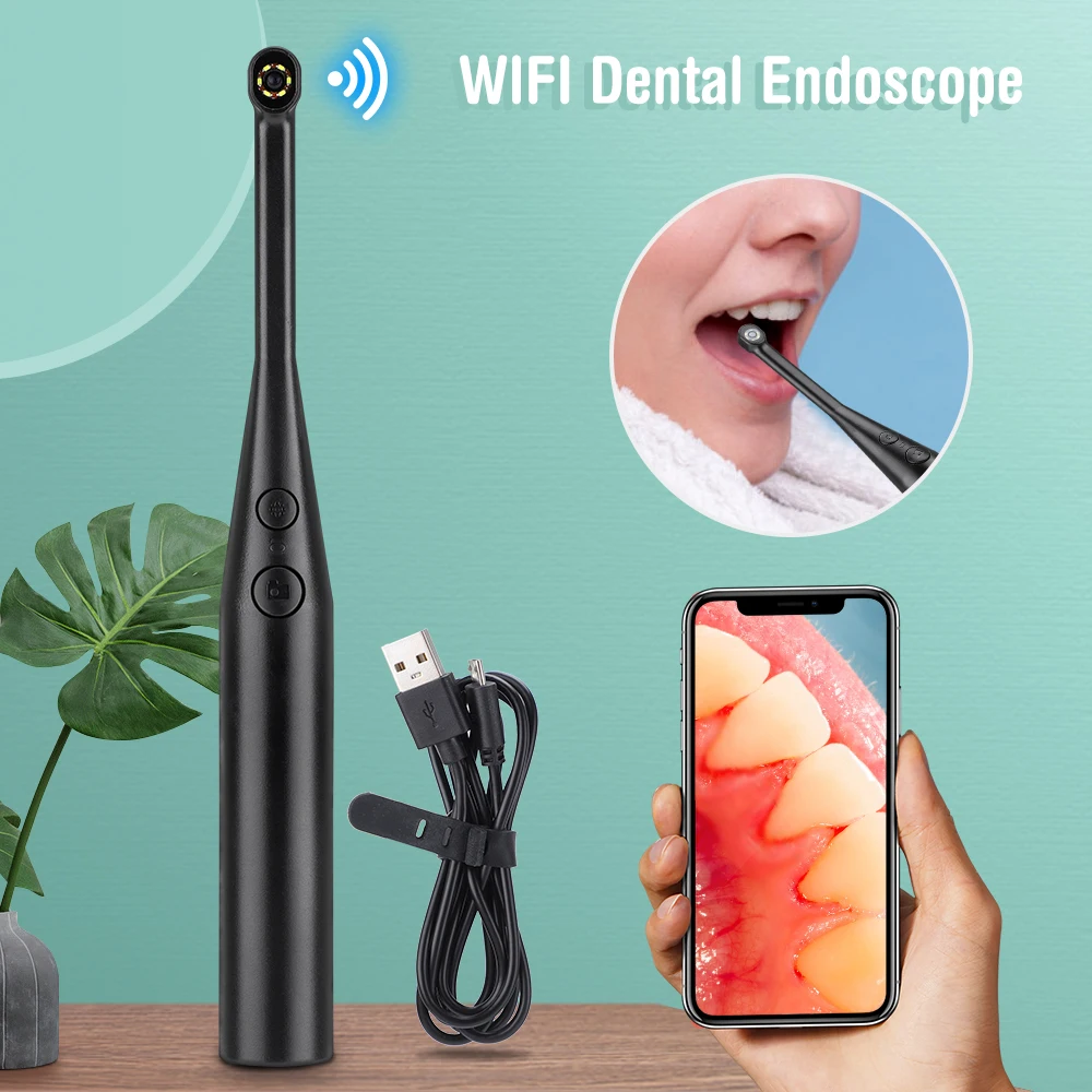 

WIFI Dental Mirror Mobile Endoscope Camera Wide Angle Dental Health Family Elderly Children Checking Android Apple Computer
