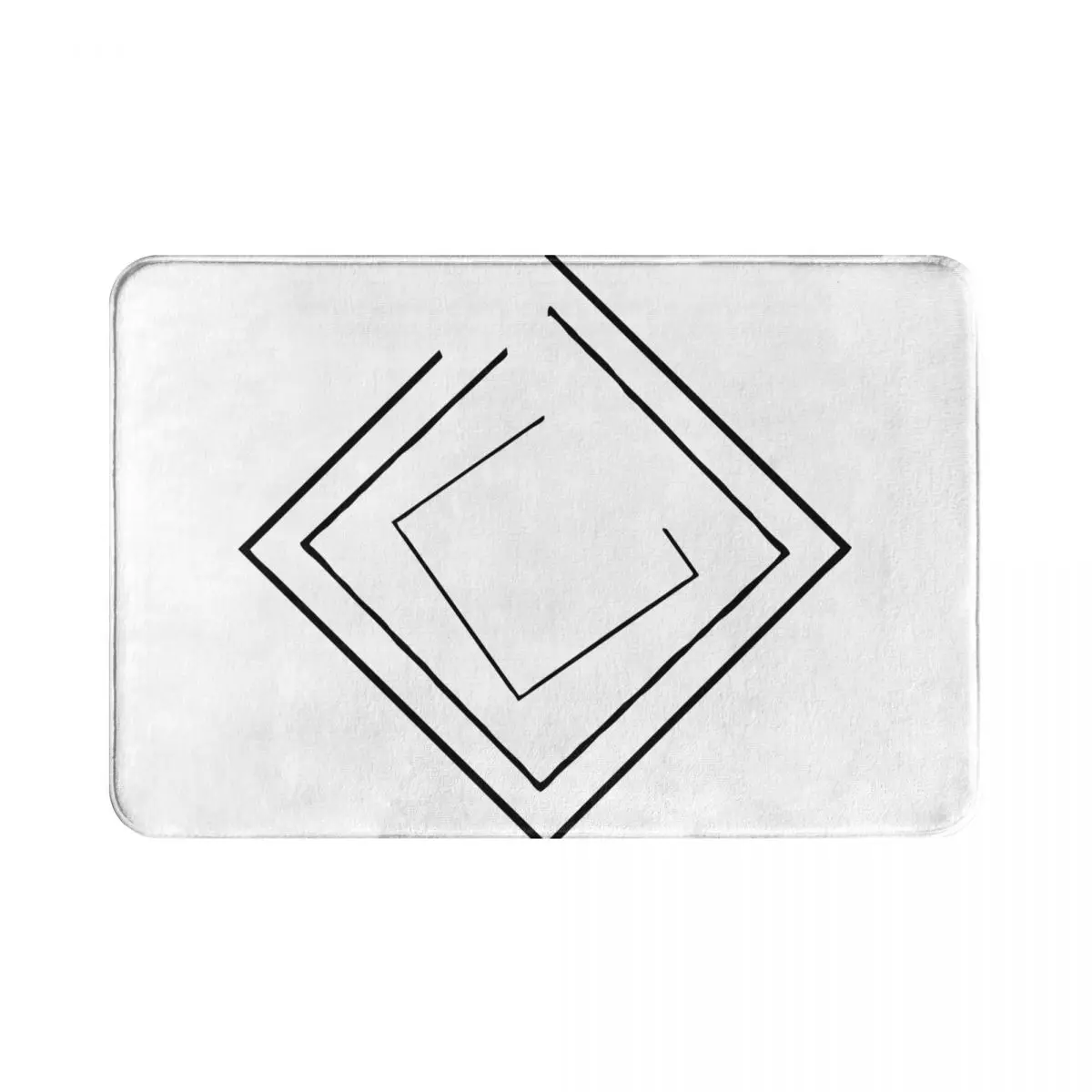 Простая конструкция полиэстеровый коврик для прихожей ног нескользящий входа на