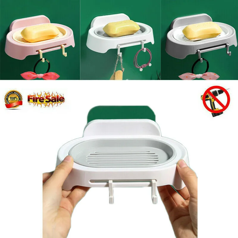 Гибкий силиконовый держатель для мыла в ванной 4 цвета | Дом и сад