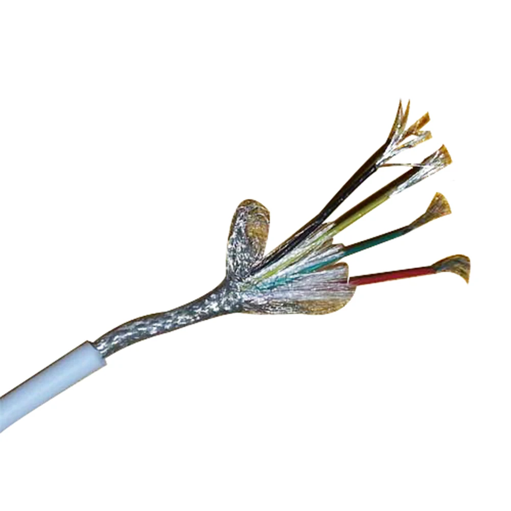 30awg Сверхтонкий силиконовый экранированный провод медицинский гибкий 4 ядра OD 2