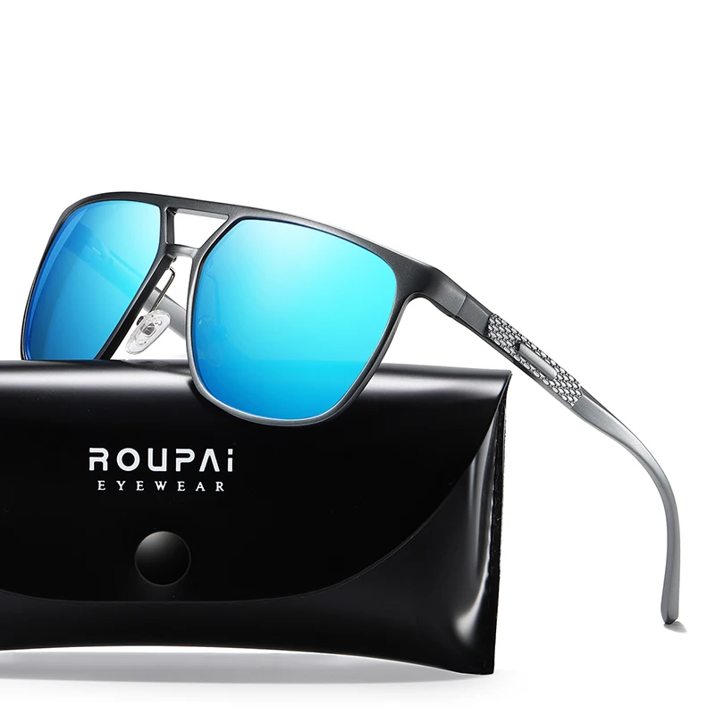 Мужские солнцезащитные очки алюминиевые поляризационные для вождения рыбалки