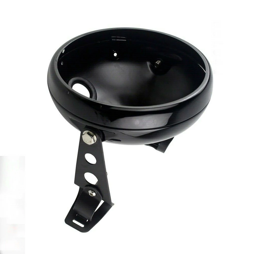 Мотоциклетный 7 дюймовый круглый налобный фонасветильник лампа корпус ведра +