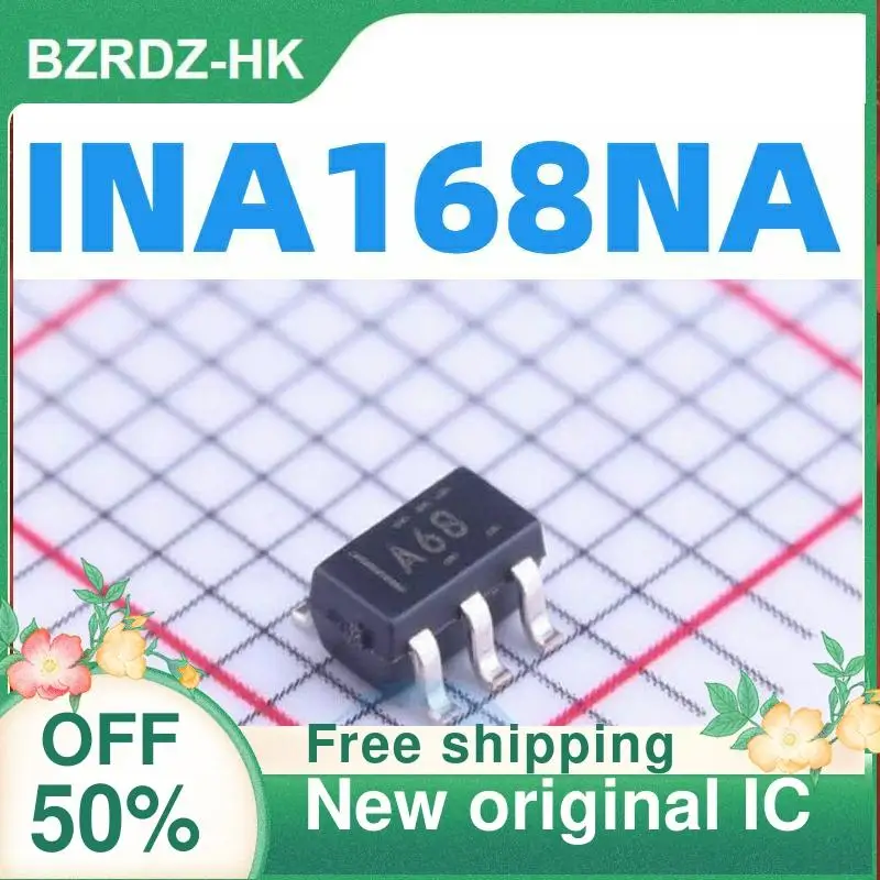 

1-20PCS INA168NA/3K SOT23-5 INA168NA A68 New original IC