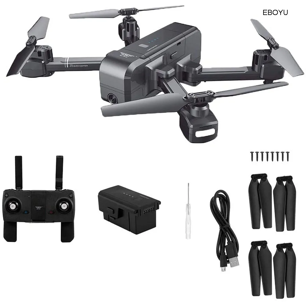 Складной Радиоуправляемый Дрон EBOYU SJR/C Z5 GPS WiFi FPV 1080P HD камера автовозврат Следуйте