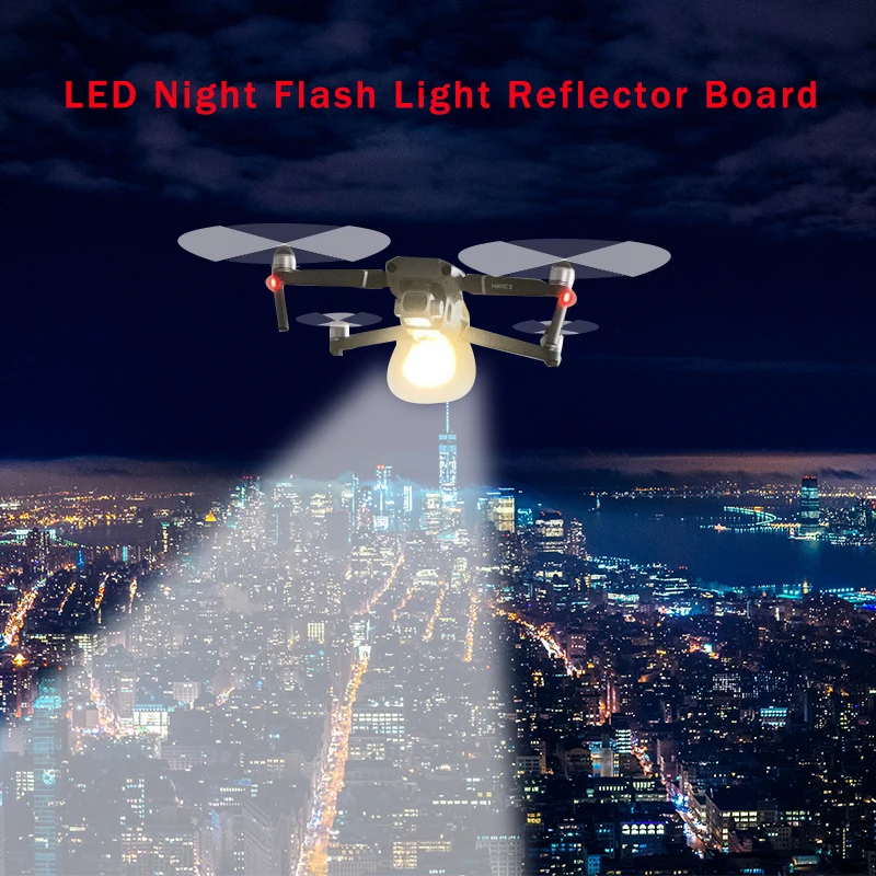 

Mavic 2 Bottom LED Night Flash Light Reflector Board Forward looking Diffuser Rescue for DJI Mavic 2 Pro&Zoom Drone Accessories