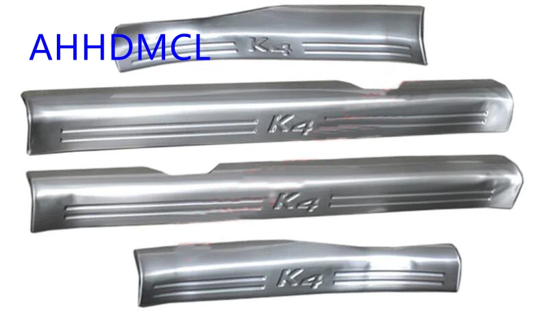 

Автомобильная Накладка на порог полосы порога полосы для Kia K4 2014 2015 2016 2017 2018