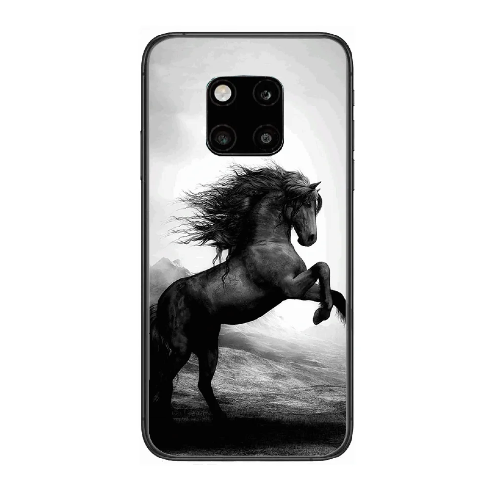 

Frederik The Great beauty horse Phone Case For Huawei mate 30 10 20 40 Lite Smart Z Pro Black Etui 3D Coque Painting Hoesjes ca