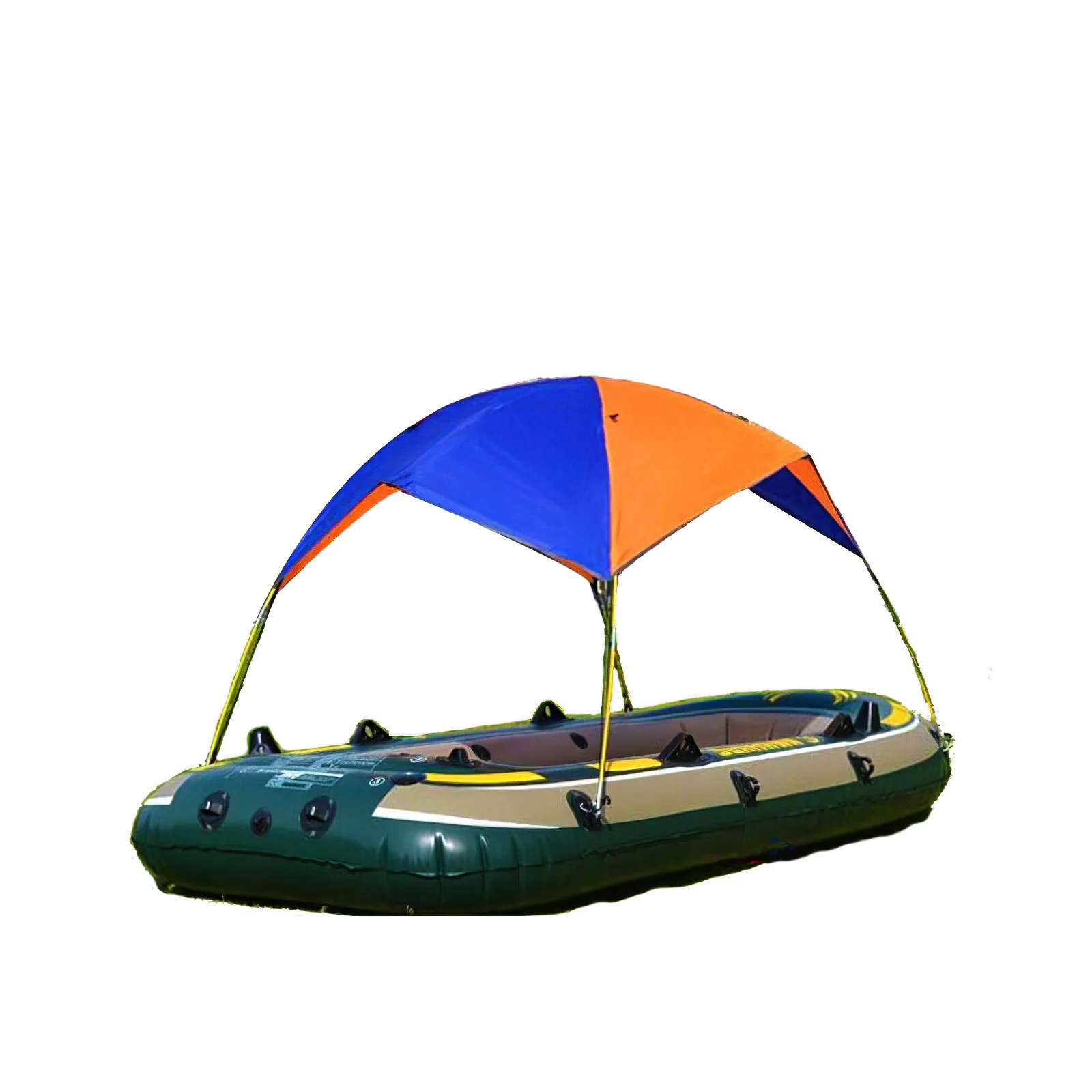 

Steady Inflatable Boat Canopy Tough Sailboat Durable Oxford Cloth Boat Awning Protective Rubber Boat Sun Shelter For Sailing