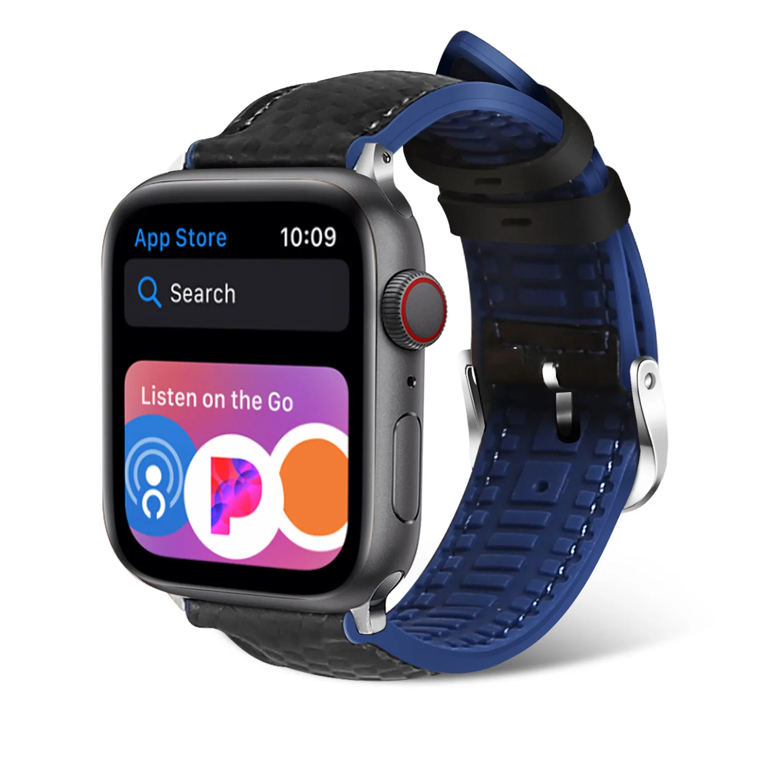 Ремешок для часов для Apple Watch series 5/4/3/2/1 Спорт на открытом воздухе силиконовый кожаный браслет, 42 мм, 38 мм, версия 5 представитель пояса для Аксессуары для iwatch - Цвет ремешка: Blue