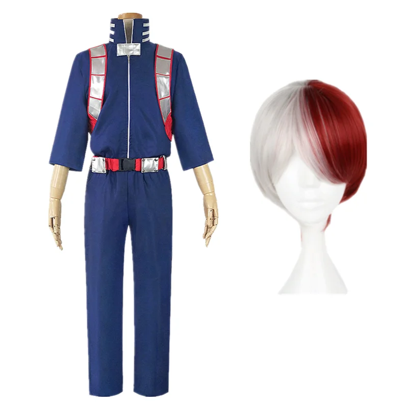 

Костюм для косплея японского аниме «Моя геройская Академия», костюм Тодороки, шото, костюмы, топ, штаны, спортивная одежда, парик и парики, ка...