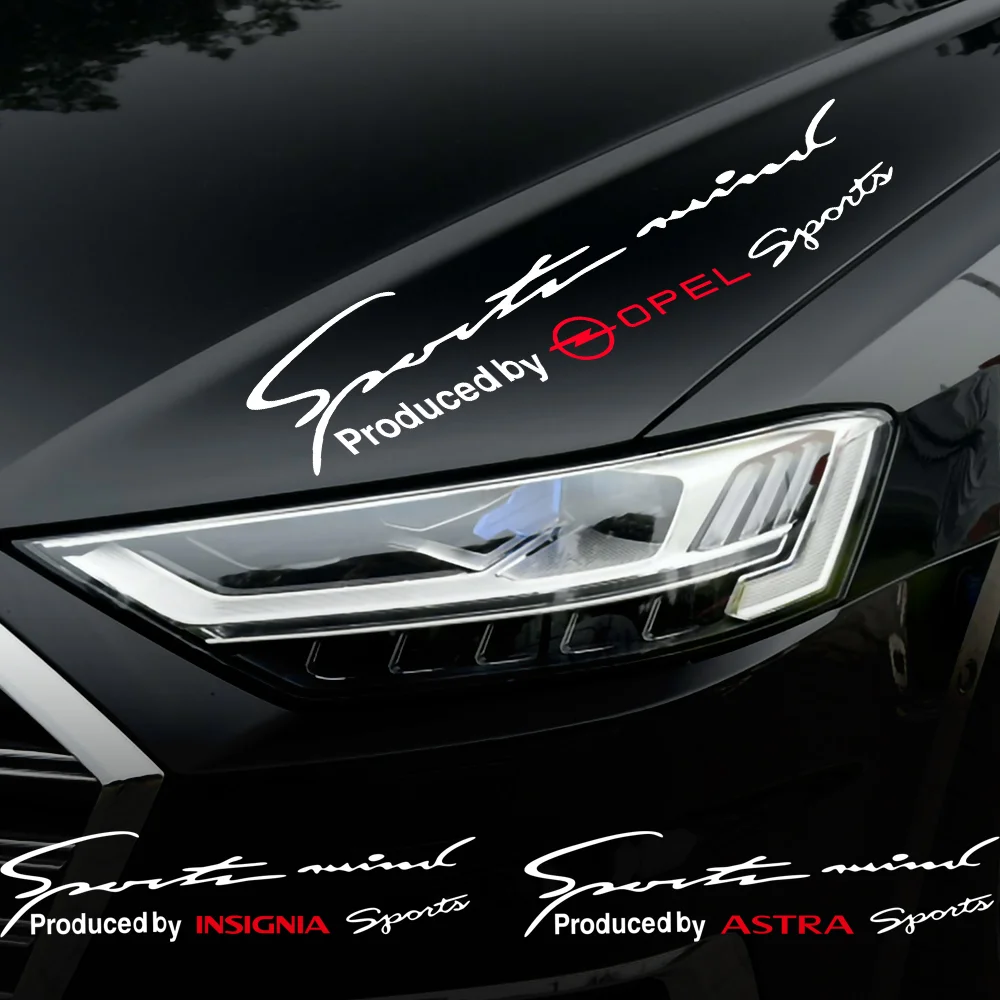 

1PC For OPEL opc Astra Insignia Corsa Mokka Car Headlight Light Eyebrow Stickers Auto Decor Stickers Decal Styling Accessories