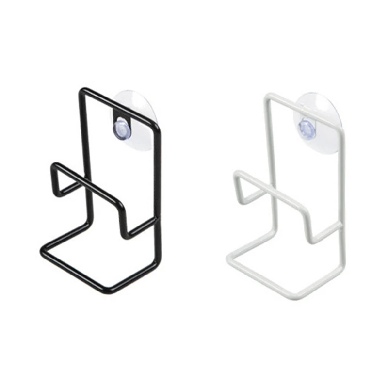 

N0HB Suction Cup Drain Rack Sponge Holder Sink Storage Shelf Soap Rag Dishcloth Holder Easy to Clean Drain Water Quickly