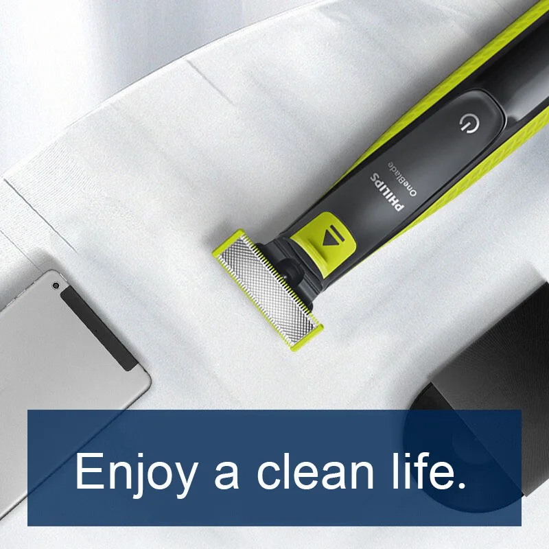 Philips QP2523/QP2527 OneBlade маленький Т-образный нож для электробритва, защитное чистое бритье, влажное и сухое бритье с системой легкого захвата лезвий