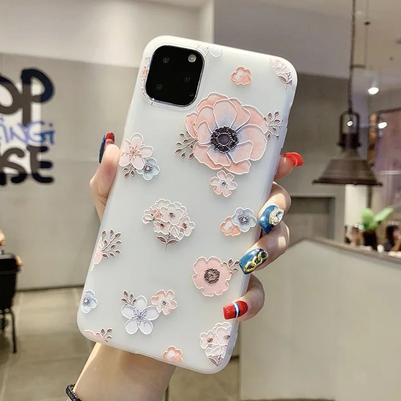 Чехол для Samsung Galaxy A50 A50S A30S мягкий роскошный цветочный чехол с милым сердцем A30 A20 A10